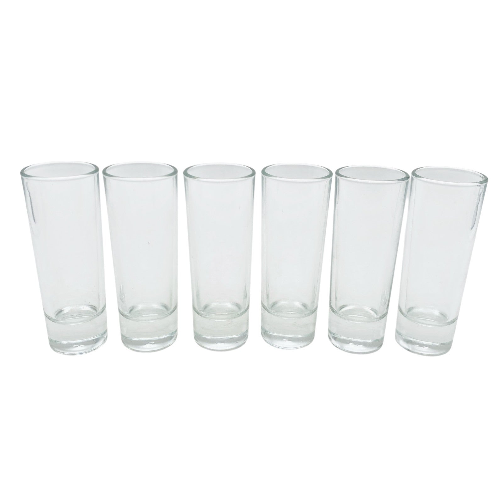Schnapsgläser 6er Set H 10,5 cm Gläser 70er 80er Vintage Glas Likörgläser Hausba