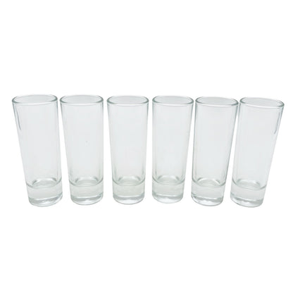 Schnapsgläser 6er Set H 10,5 cm Gläser 70er 80er Vintage Glas Likörgläser Hausba