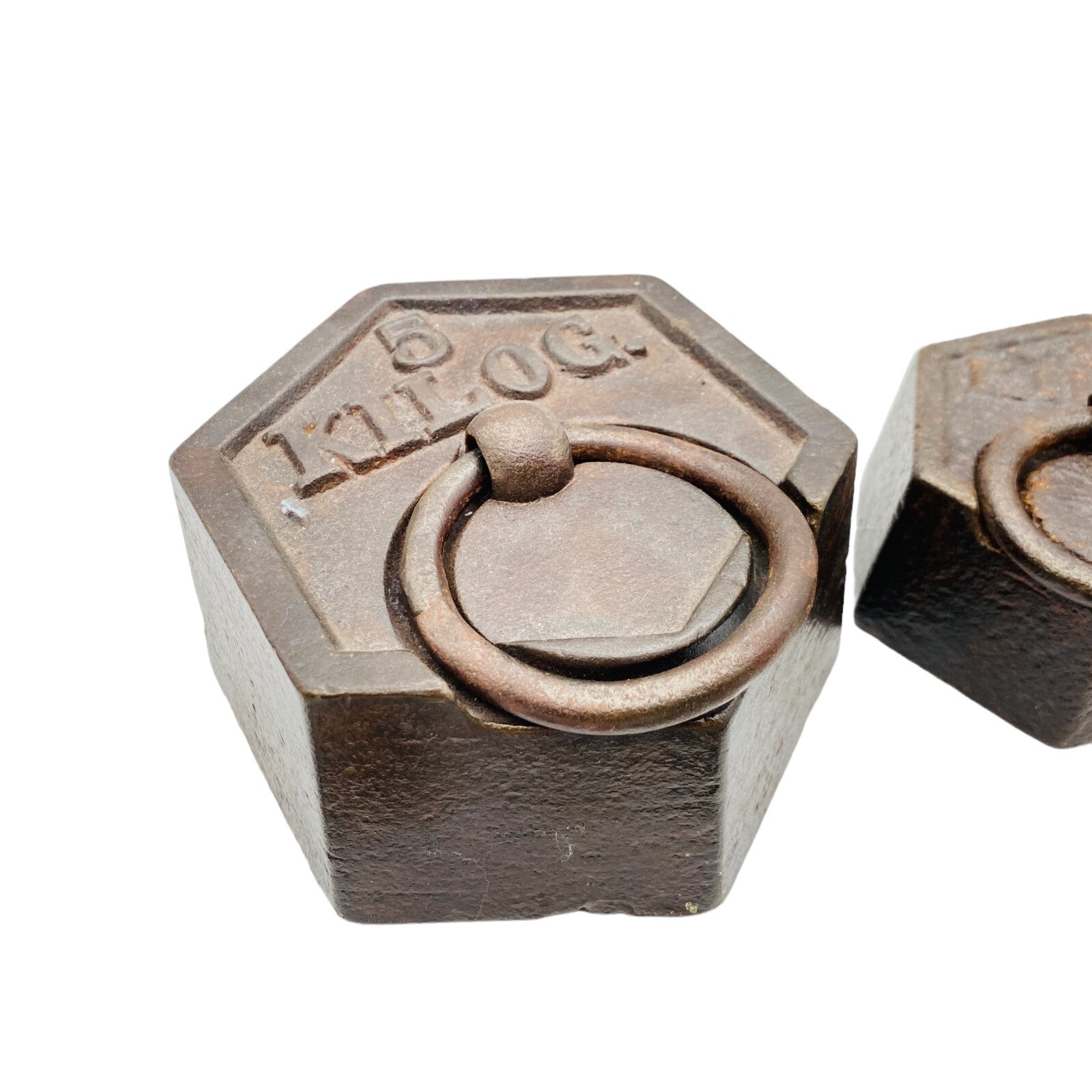Alte Gewichte Waage Tafelwaage Kilo Kilog Hectog 5kg 1 Kg Kilo 0,5 kg 40er 50er