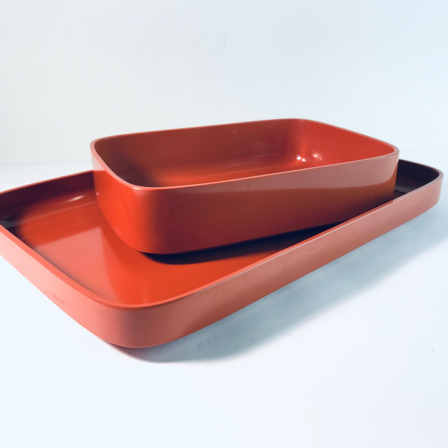 ROSTI Denmark Dansk Schüssel Set orange Schalen Vintage 60er 70er Design
