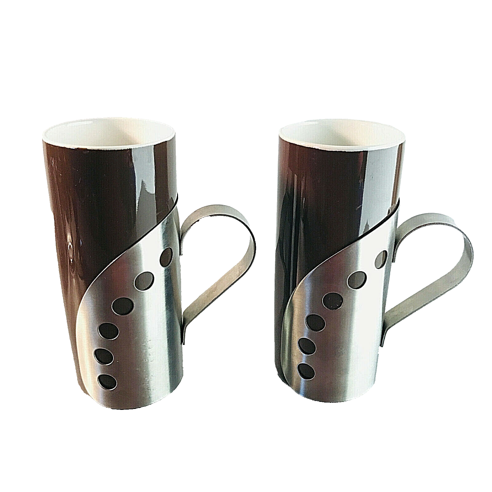 Schokoladengläser heiße Schokolade Kaba 2er Set braun 14,2 cm Porzellan