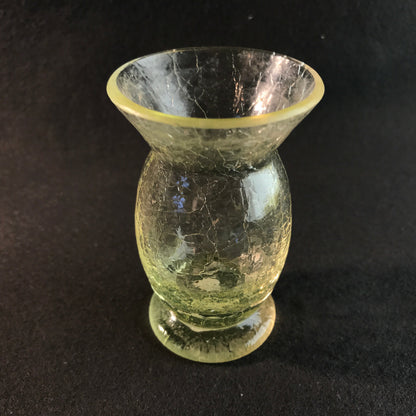 Vintage Bernstein Vase 50er 60er MID CENTURY 8,5 cm Craquelee 