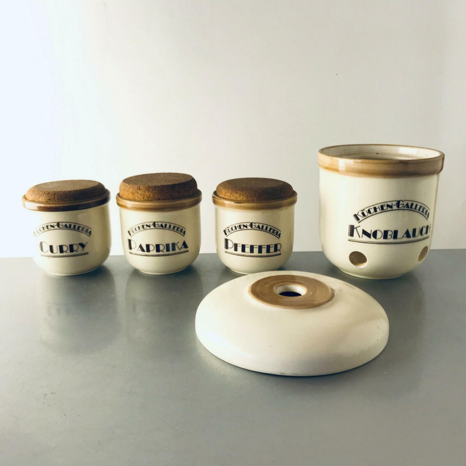 SMF SCHRAMBERG Keramik Dose KÜCHEN GALLERIA Deckeldose ca 8,5 cm