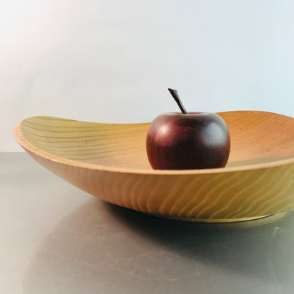 Schale MID CENTURY Holzschale Ahorn Schale Holz 29 cm 50er 60er