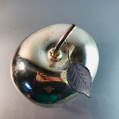 TOSCHI 60er 70er Deckeldose Dose silbern D 14,5 cm oval Glas Deckel