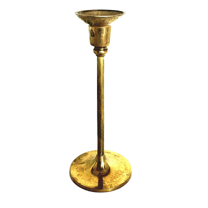 MESSING Kerzenhalter Kerzenständer 19 cm Haushaltskerzen GILDE