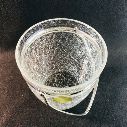 QUIST Eiswürfeleimer Eisglas 11,7 cm 50er 60er Craquelee Vintage Eiseimer
