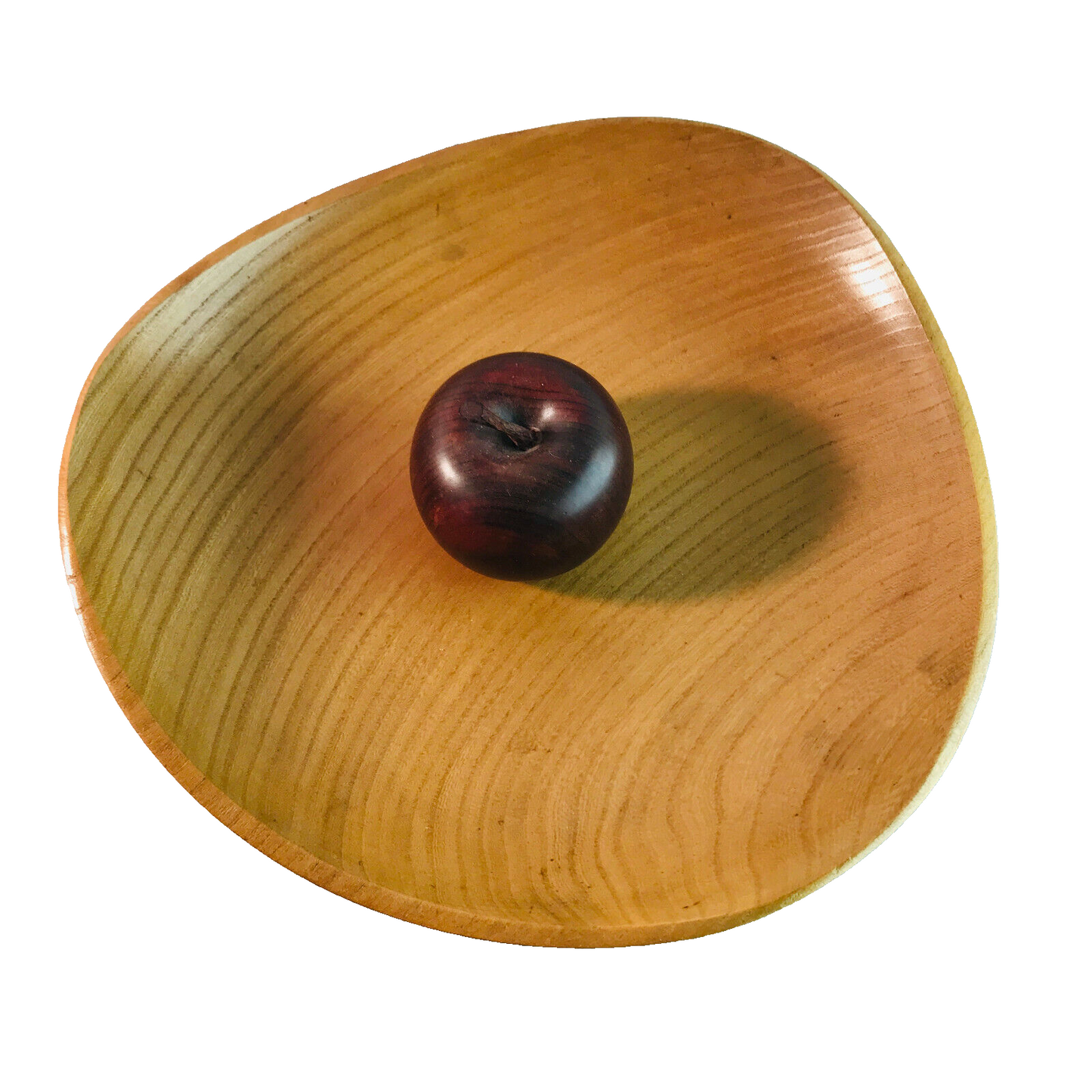 Schale MID CENTURY Holzschale Ahorn Schale Holz 29 cm 50er 60er