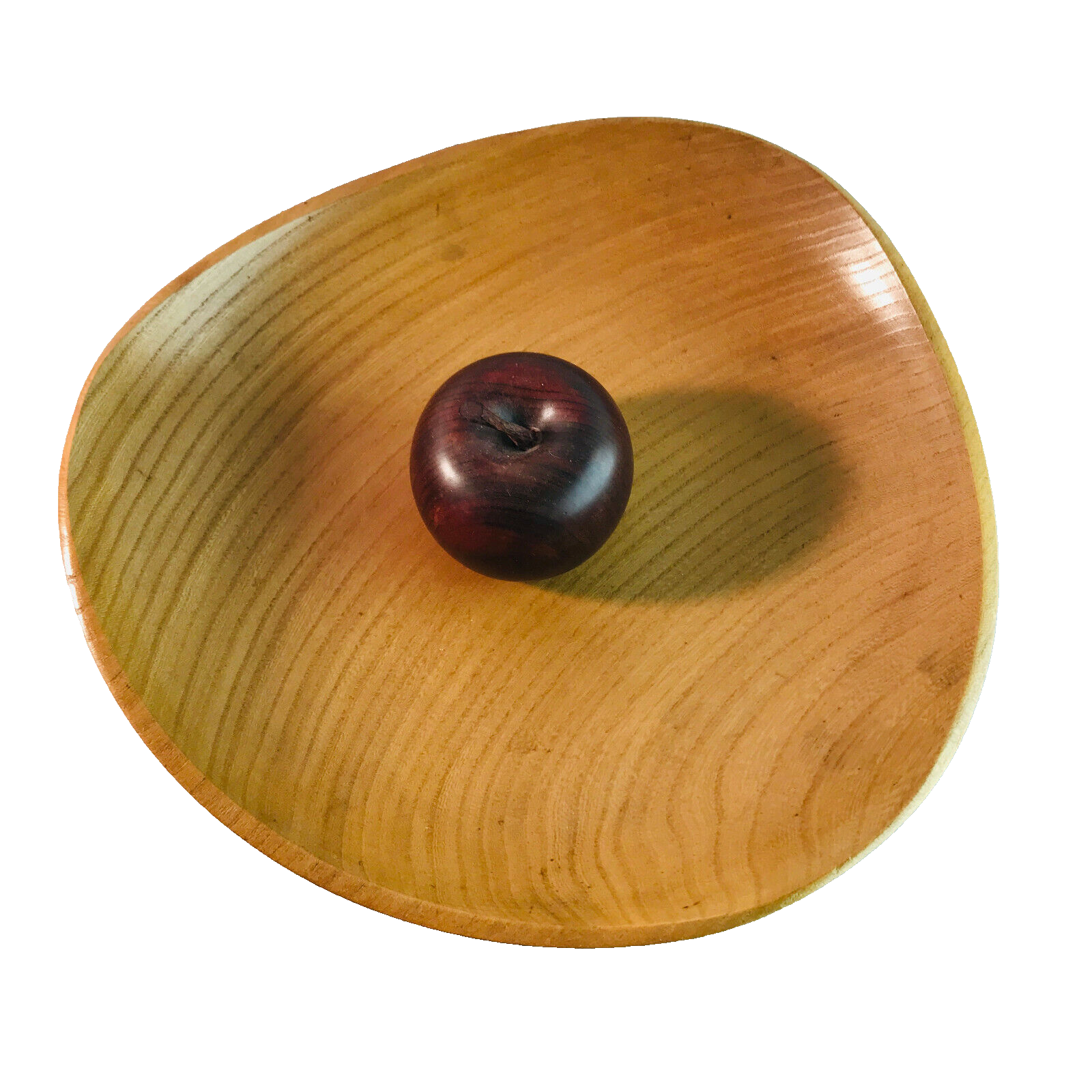 Schale MID CENTURY Holzschale Ahorn Schale Holz 29 cm 50er 60er