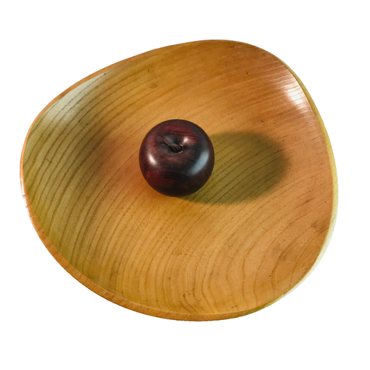 Schale MID CENTURY Holzschale Ahorn Schale Holz 29 cm 50er 60er