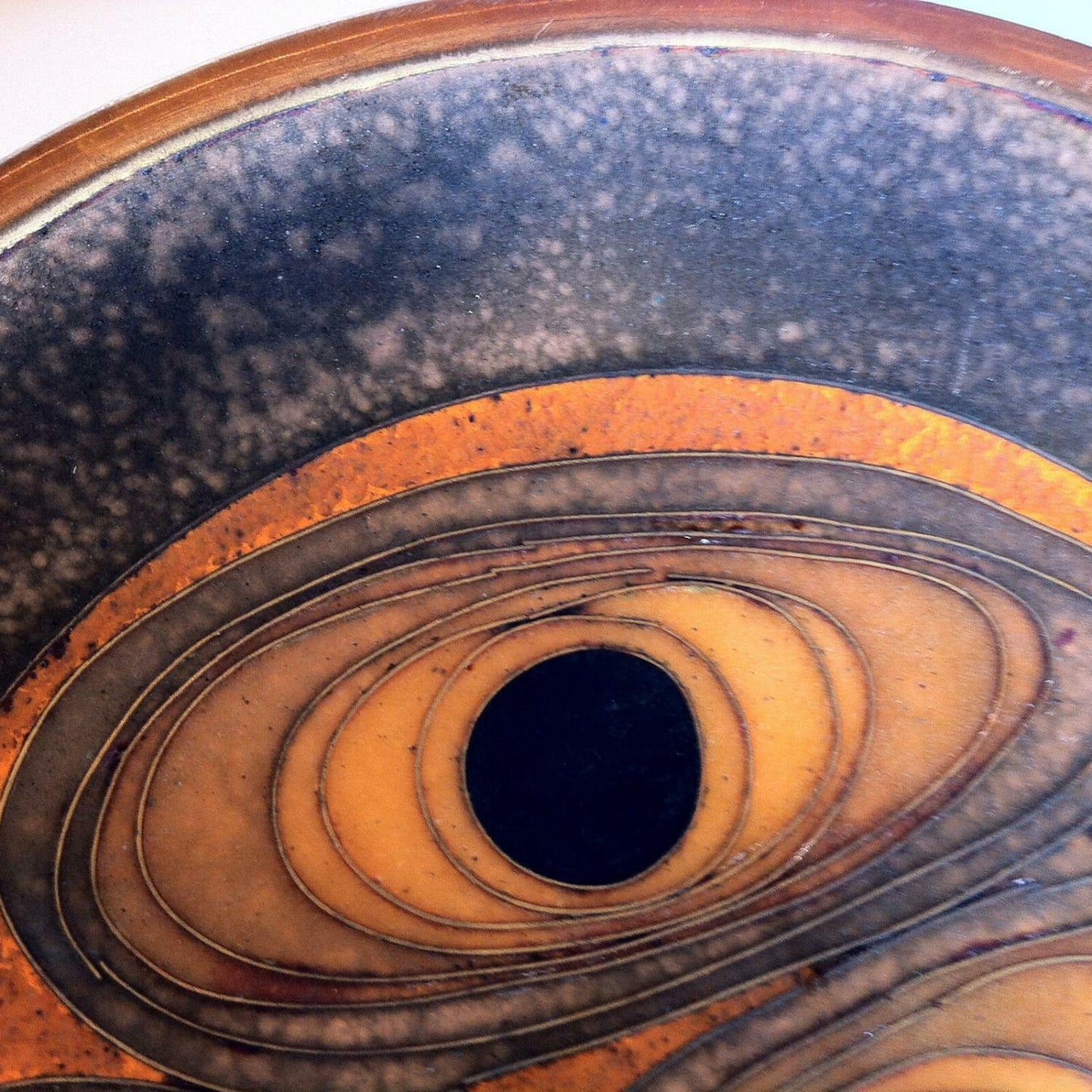 Käthe RUCKENBROD Teller Mattemaille Emaille Email Stegemaille 50er Schale