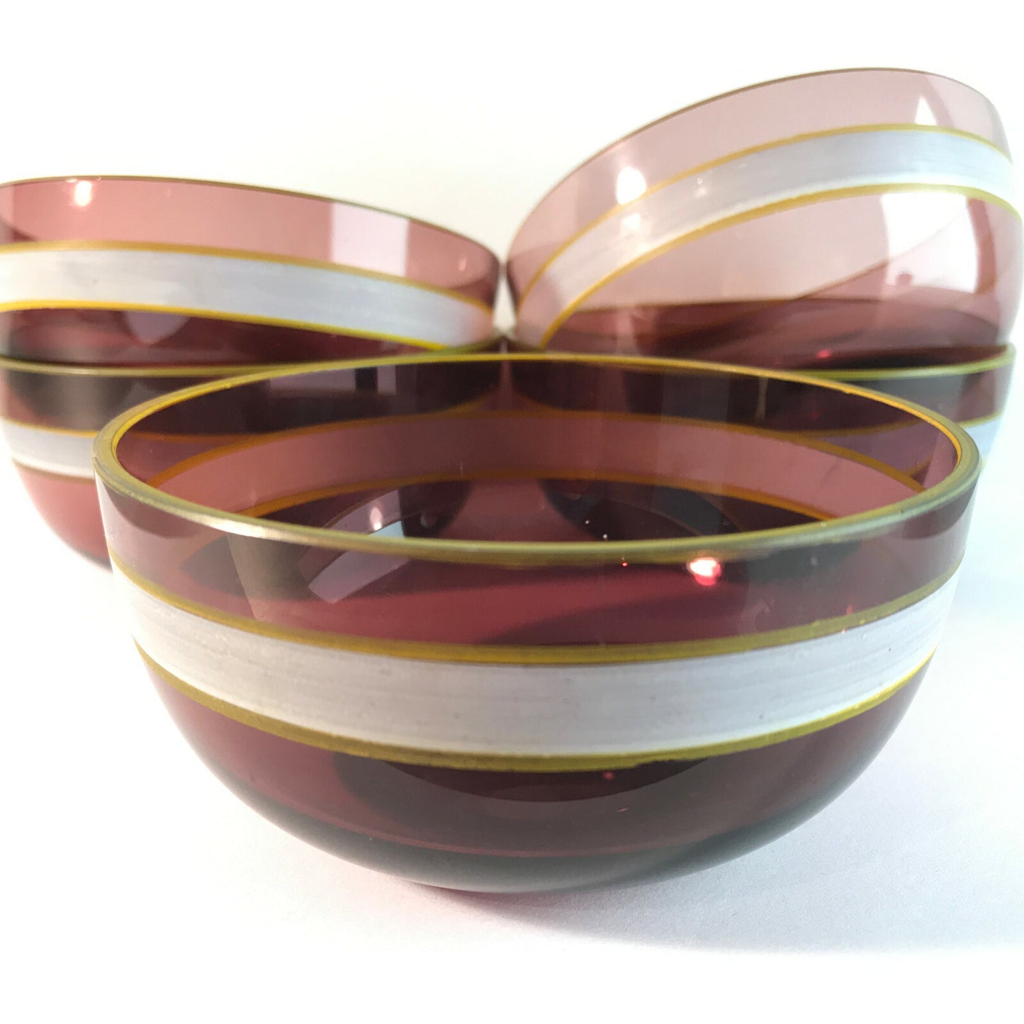Lila Schälchen Schale 10,3 cm 50er 60er Vintage MID CENTURY Schüssel 