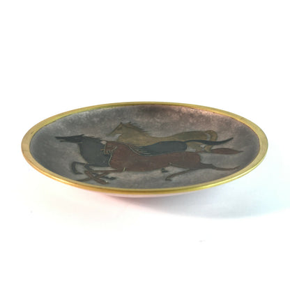 Käthe RUCKENBROD Teller Emaille 50er MID CENTURY Stegemaille Cloisonné