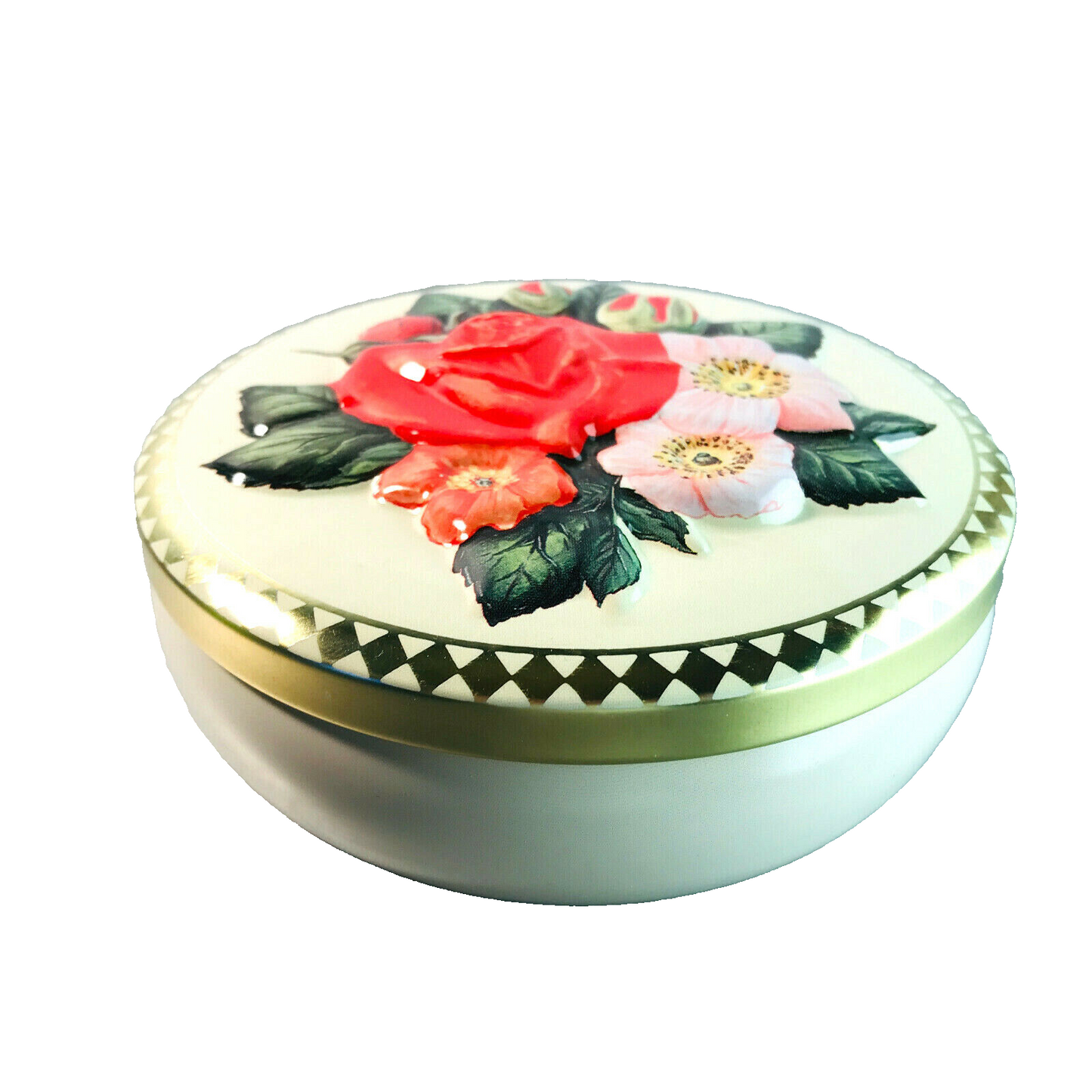 Blechdose Dose aus Metall Blech 13,5 cm Rosen 