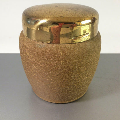 ERHARD & SÖHNE Dose MESSING Deckeldose H 10 cm cm Zigarettendose
