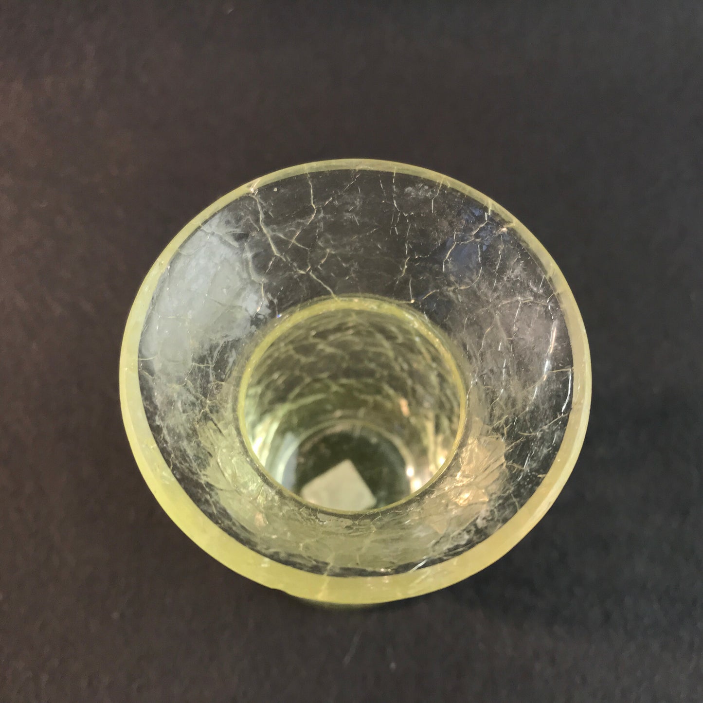 Vintage Bernstein Vase 50er 60er MID CENTURY 8,5 cm Craquelee 