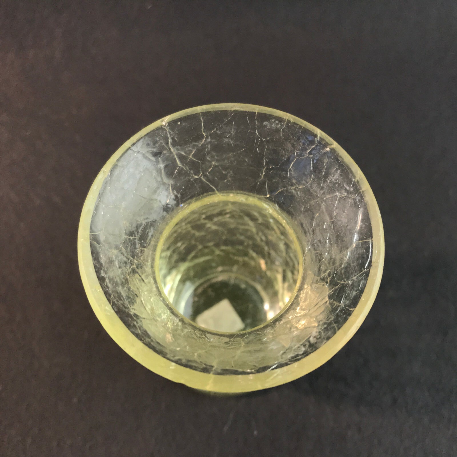 Vintage Bernstein Vase 50er 60er MID CENTURY 8,5 cm Craquelee 