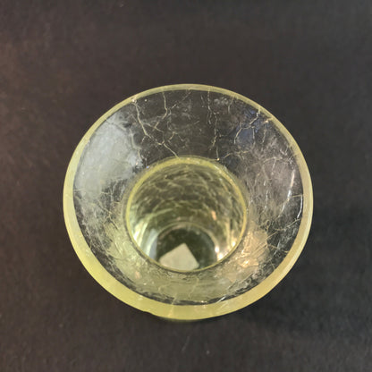 Vintage Bernstein Vase 50er 60er MID CENTURY 8,5 cm Craquelee 