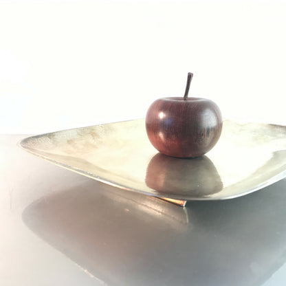 WMF Schale 20er Ablage Platte Hammerschlag D 32,5 cm versilbert Art Déco 
