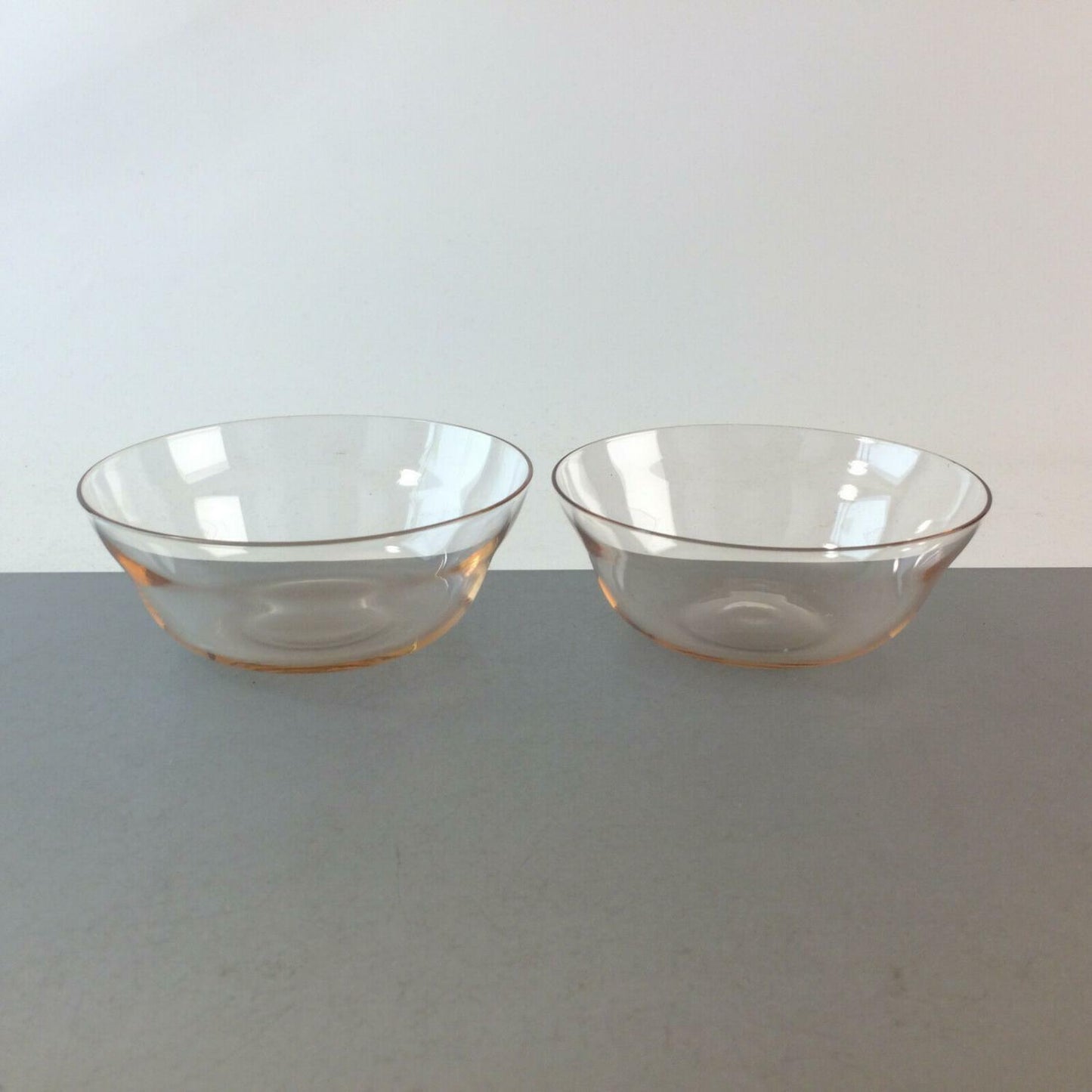HOLMEGAARD Schälchen rosa rosße Schalen Glas 13 cm 2er Set Schüssel