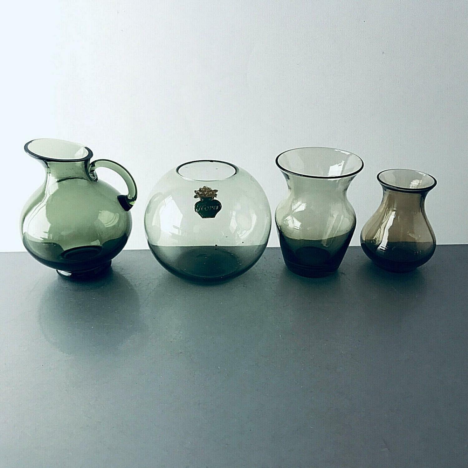 asen 50er 60er MID CENTURY Rauchglas mini 