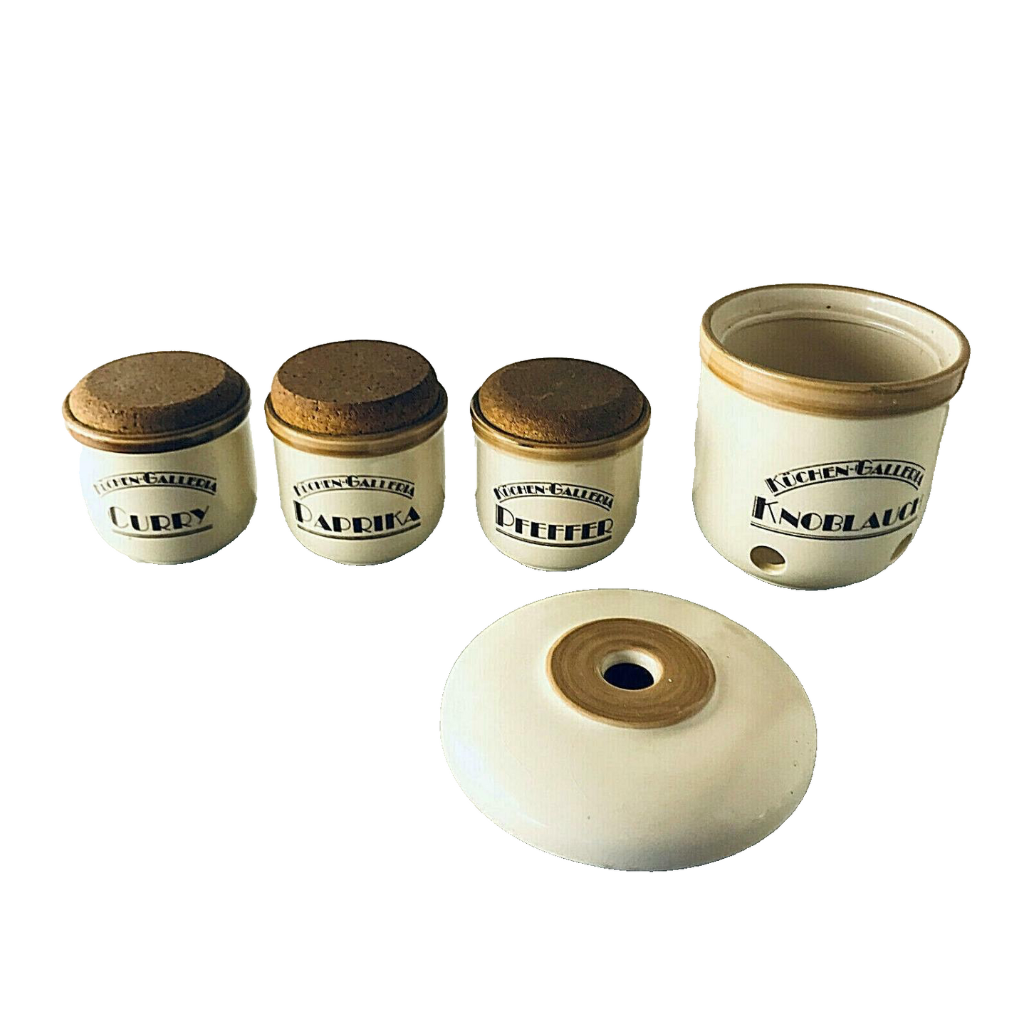 SMF SCHRAMBERG Keramik Dose KÜCHEN GALLERIA Deckeldose ca 8,5 cm