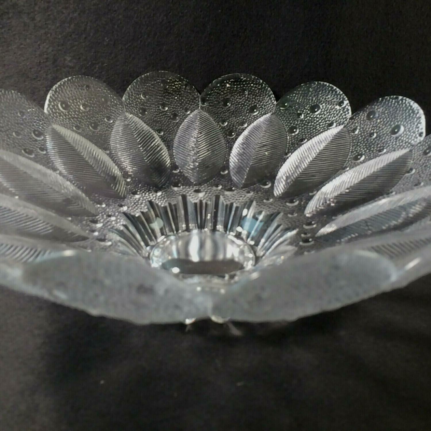 Vintage Glas Schale 27 cm Entw. R. Koschnick  Schüssel 50er 60er MEDEA