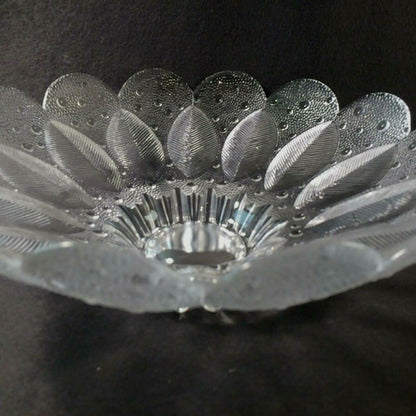 Vintage Glas Schale 27 cm Entw. R. Koschnick  Schüssel 50er 60er MEDEA