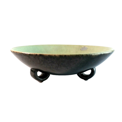CARSTENS Tönnishof Keramik Schale Dreifuß 60er 70er W.-GERMANY 17 cm