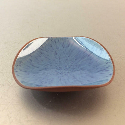 Keramik Schale SCHÄLCHEN MID CENTURY 50er 60er blau Tonkeramik