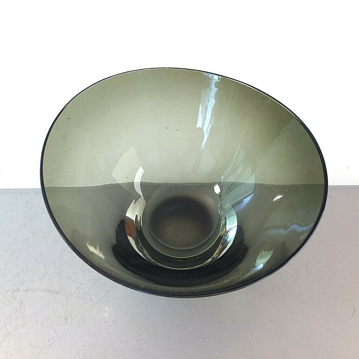 GRAL K. Habermeier Schälchen GLAS Schale Rauchglas grau D 13,8 cm