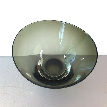 GRAL K. Habermeier Schälchen GLAS Schale Rauchglas grau D 13,8 cm