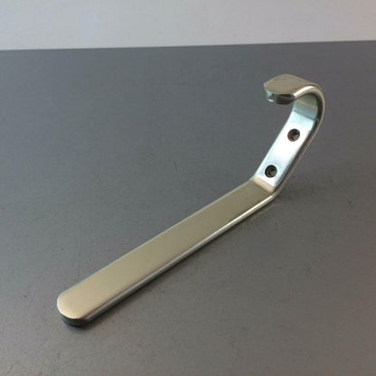 Design 60er 70er Haken Wandhaken Garderobe silber farben 