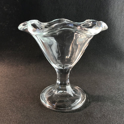 FIDENZA Italy EISBECHER Glas Konfektschale BONBONIERE 