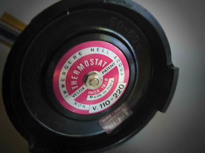 Velox Ferrara PATENT Espressokocher schwarz elektr. 3 Tassen 70er Italy