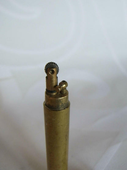 Sehr altes mini FEUERZEUG Benzinfeuerzeug Benzin MESSING H 6,3 cm Sammler