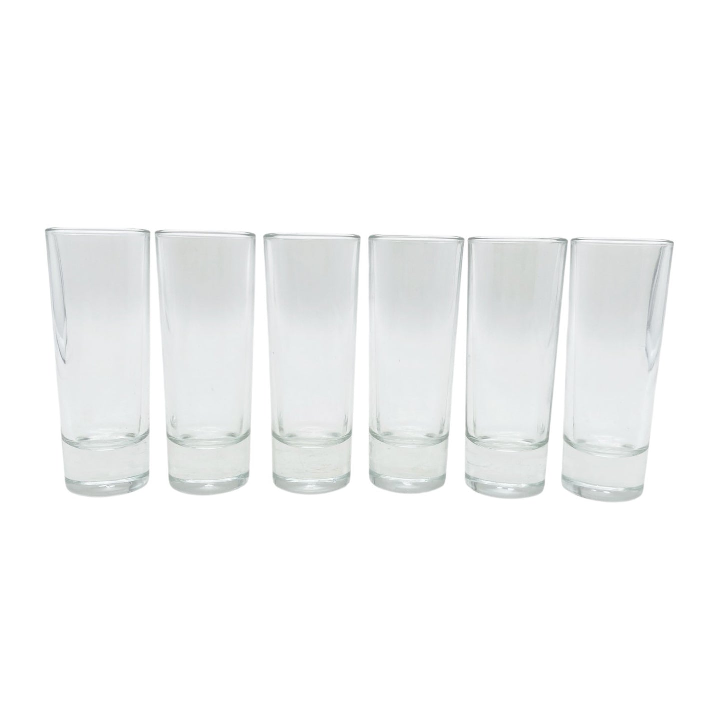 Schnapsgläser 6er Set H 10,5 cm Gläser 70er 80er Vintage Glas Likörgläser Hausba