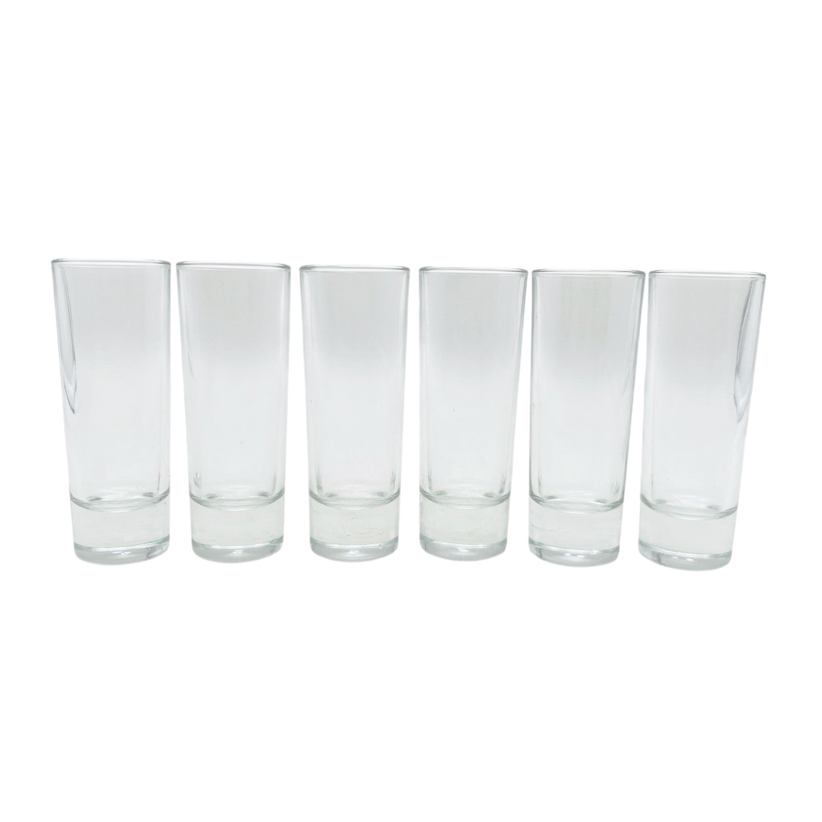 Schnapsgläser 6er Set H 10,5 cm Gläser 70er 80er Vintage Glas Likörgläser Hausba