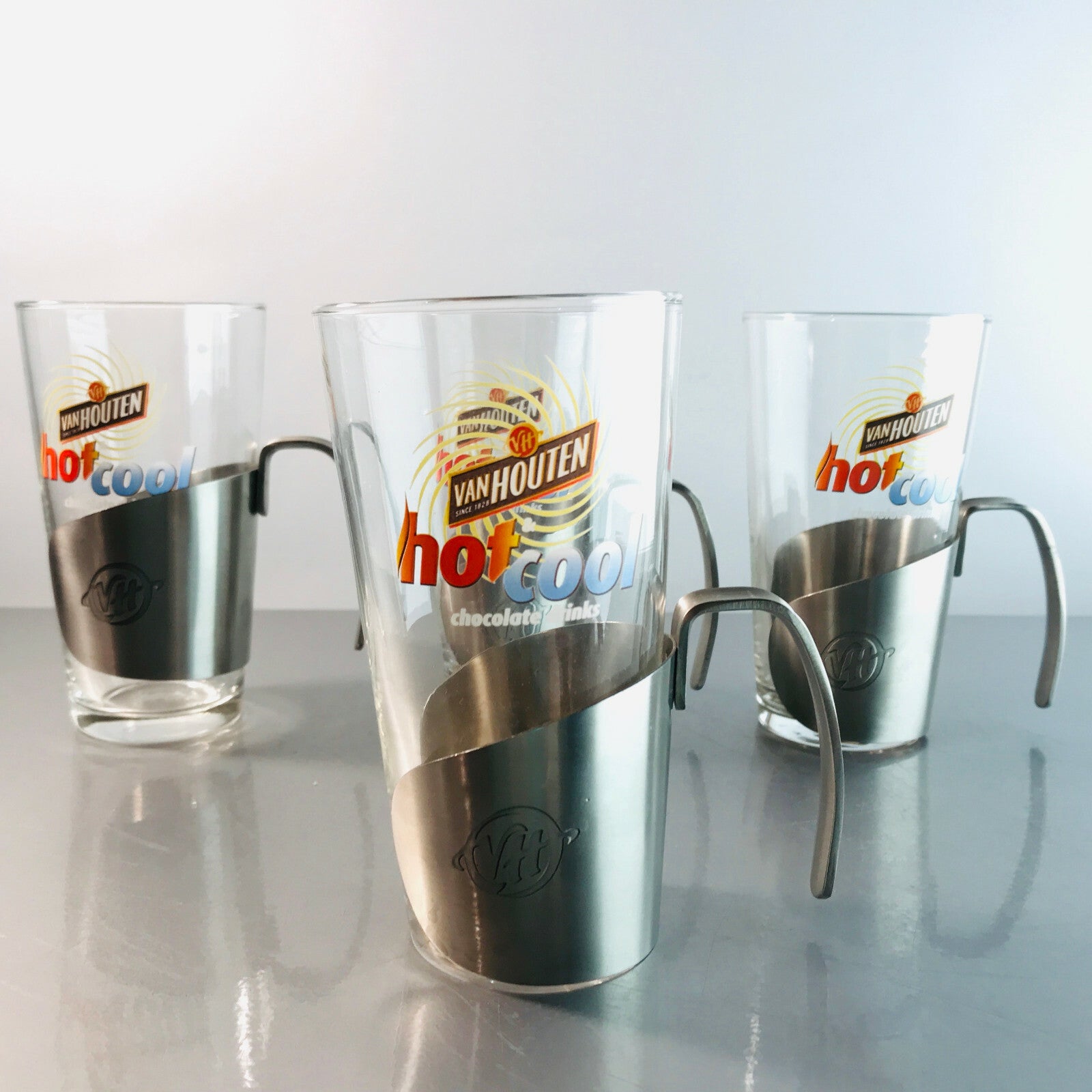 van HOUTEN Gläser 4er Set 13,5 cm Sonderedition hot cool chocolate Drinks
