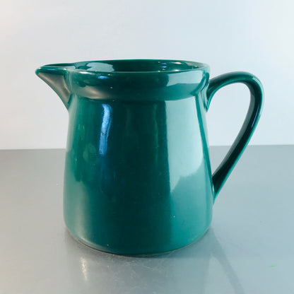 Vinatge Keramik grün H 11,8 cm Krug Kanne Kännchen