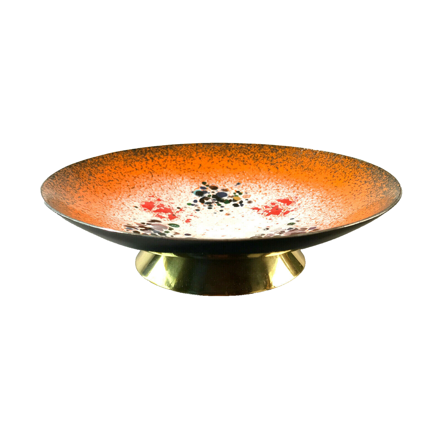 MID CENTURY Emaille Schale D 14,6 cm 50er Vintage  Schüssel