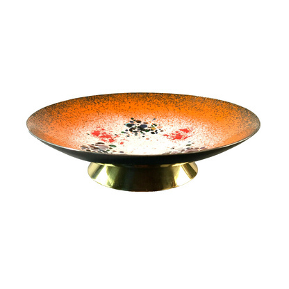 MID CENTURY Emaille Schale D 14,6 cm 50er Vintage  Schüssel