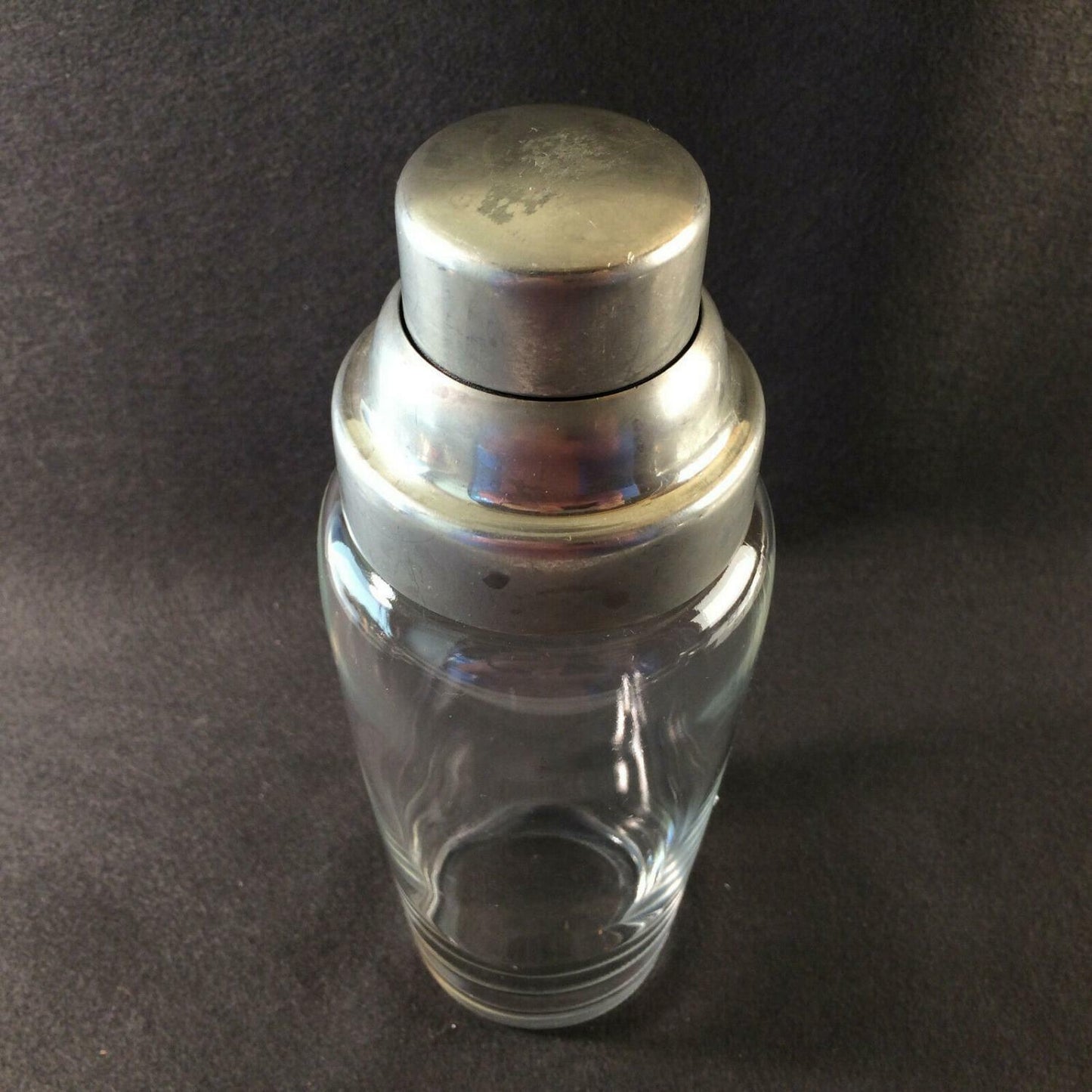 BMF Glas 70er 60er Cocktailshaker 60er 70er 22 cm Shaker