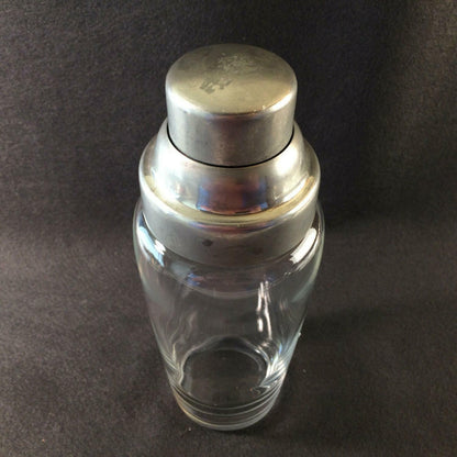 BMF Glas 70er 60er Cocktailshaker 60er 70er 22 cm Shaker