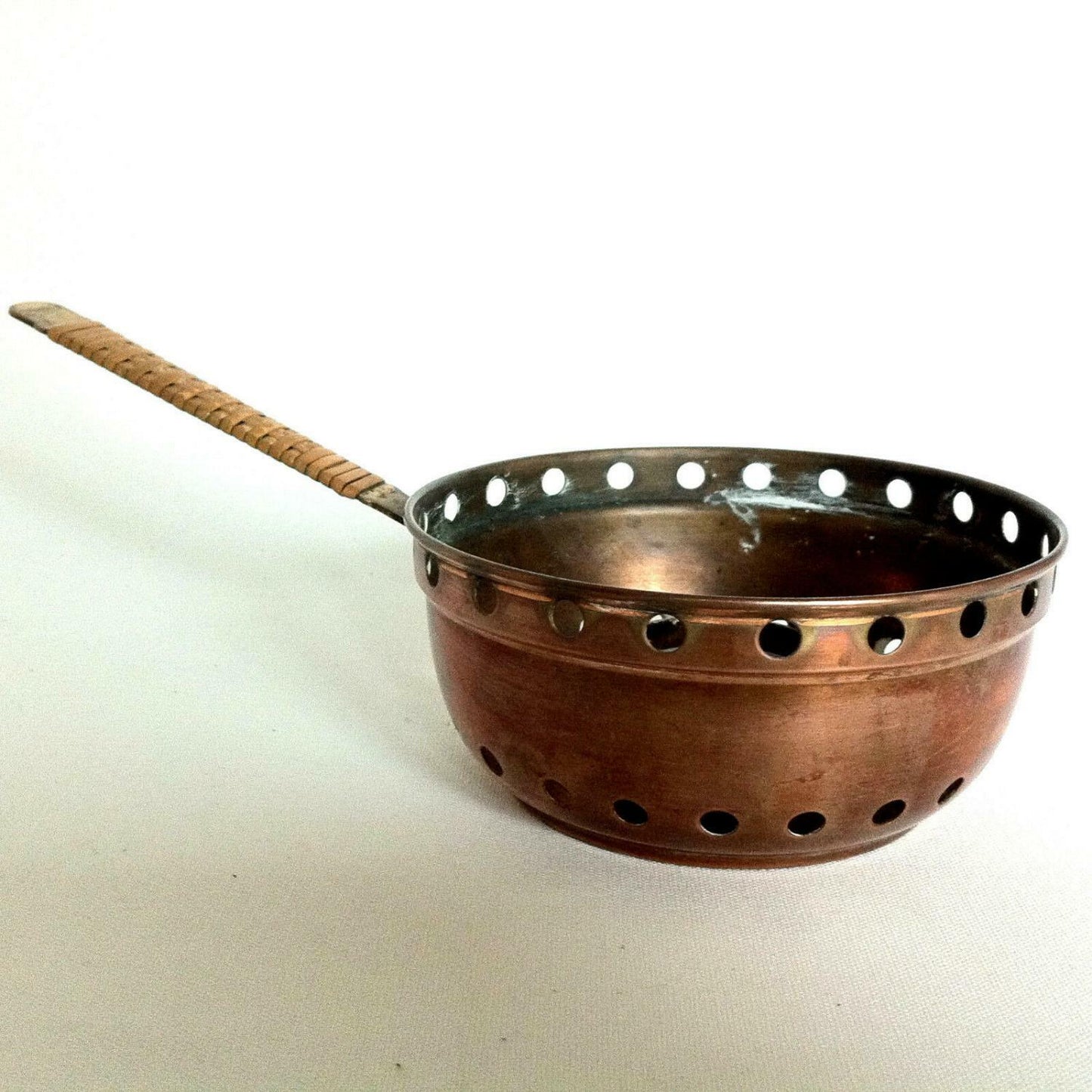 Stövchen Kupfer Hammerschlag 50er MID CENTURY Rechaude (unb. punziert)