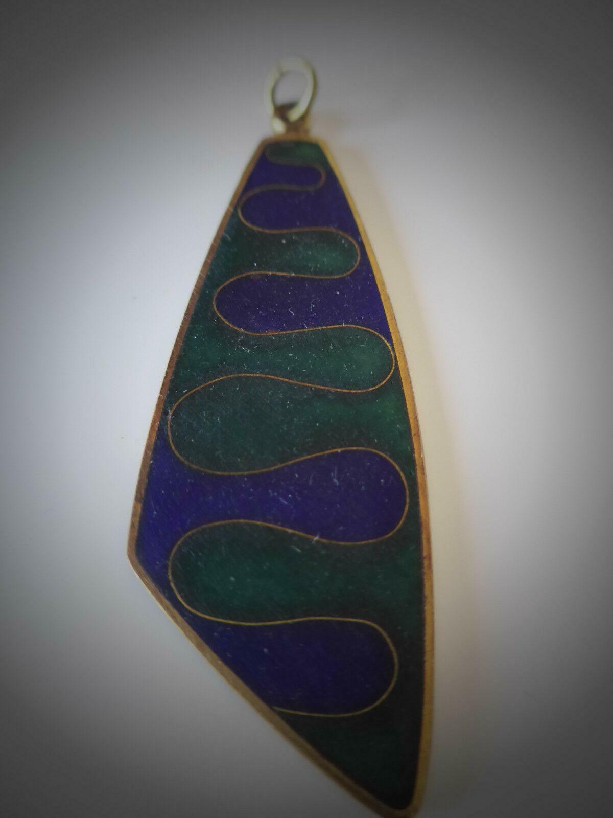 ANHÄNGER Emaille 50er Mattemaille Email 