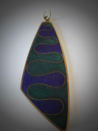 ANHÄNGER Emaille 50er Mattemaille Email 