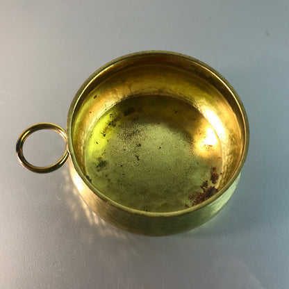ZINT Flaschenhalter Messing Vintage 50er 60er MID CENTURY Schälchen