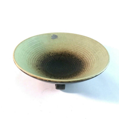 CARSTENS Tönnishof Keramik Schale Dreifuß 60er 70er W.-GERMANY 17 cm