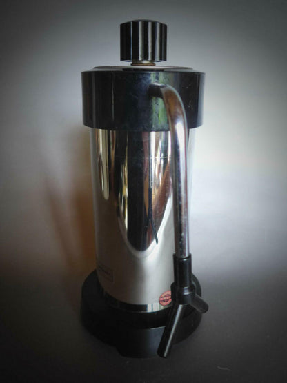Velox Ferrara PATENT Espressokocher schwarz elektr. 3 Tassen 70er Italy